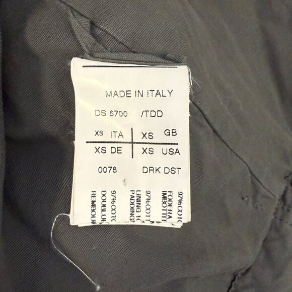 Rick Owens Charcoal Gray Sleeveless Funnel Neck Vest XS - Picture 5 of 7